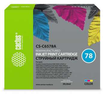 Картридж струйный Cactus CS-C6578A