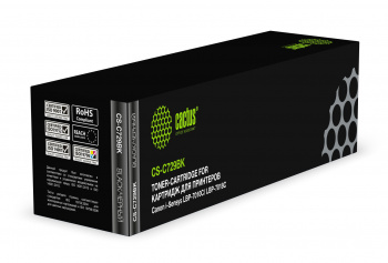 Картридж лазерный Cactus CS-C729BK