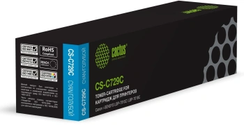 Картридж лазерный Cactus CS-C729C