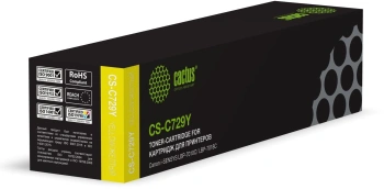 Картридж лазерный Cactus CS-C729Y