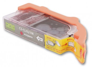 Картридж струйный Cactus CS-CLI521C/M/Y