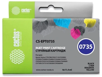 Картридж струйный Cactus CS-EPT0735