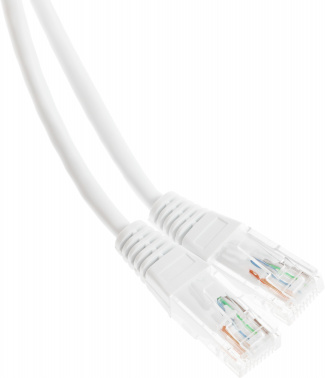 Патч-корд Lanmaster TWT-45-45-3.0-WH UTP RJ-45 вил.-вилка RJ-45 кат.5E 3м белый ПВХ (уп.:1шт)