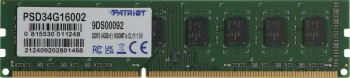 Память DDR3 4GB 1600MHz Patriot  PSD34G16002