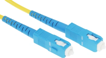 Патч-корд Lanmaster TWT-SC-SC/SU-1.0 1x9/125 OS1/OS2 SC-SC 1м ПВХ желтый