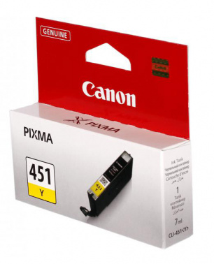 Картридж струйный Canon CLI-451Y