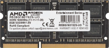 Память DDR3 8GB 1600MHz AMD  R538G1601S2S-UO