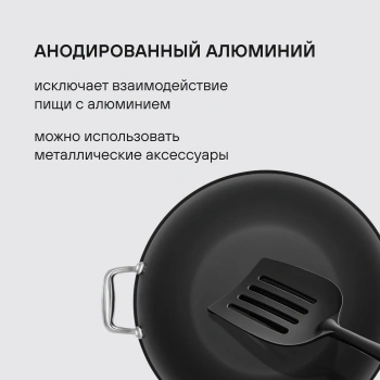 Сковорода ВОК (WOK) Rondell Elements RDA-114