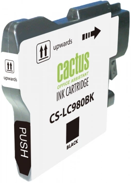 Картридж струйный Cactus CS-LC980BK