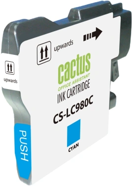 Картридж струйный Cactus CS-LC980C