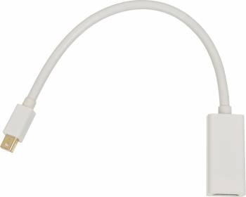Переходник miniDisplayPort (m) HDMI (f) 0.2м белый