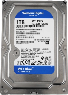 Жесткий диск WD SATA-III 1Tb  WD10EZEX