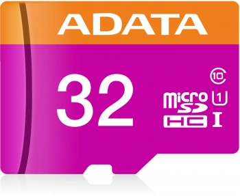 Флеш карта microSDHC 32GB A-Data  AUSDH32GUICL10-RA1