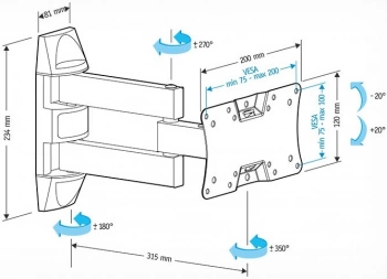 Кронштейн для телевизора Holder LCDS-5065