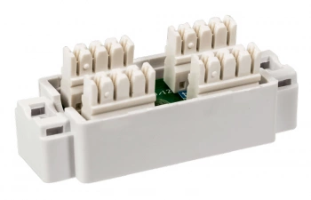 Адаптер Lanmaster TWT-CN110UTP5E проходн. кат.5E бел.