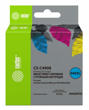 Картридж струйный Cactus CS-C4908