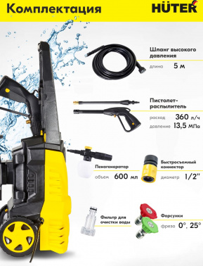 Минимойка Huter M135-PW