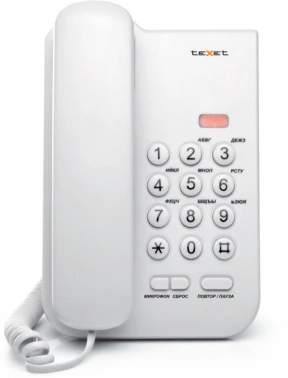 Телефон проводной Texet ТХ-212