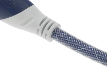 Кабель аудио-видео HDMI (m)/HDMI (m) 10м. феррит.кольца позолоч.конт. синий/белый