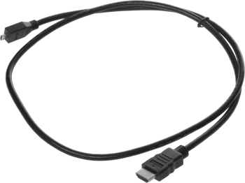 Кабель Micro HDMI (m)/HDMI (m) 1м. позолоч.конт. черный