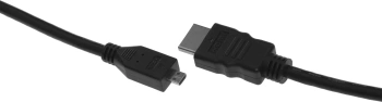 Кабель Micro HDMI (m)/HDMI (m) 1м. позолоч.конт. черный