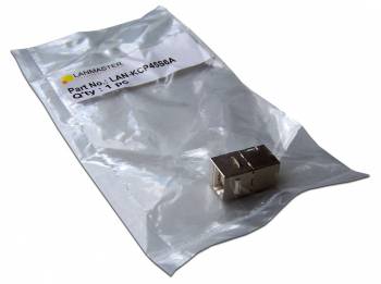 Повторитель портов Lanmaster LAN-KCP45S6A KeystoneRJ45 кат.6A стальной