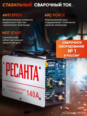 Сварочный аппарат Ресанта САИ-140