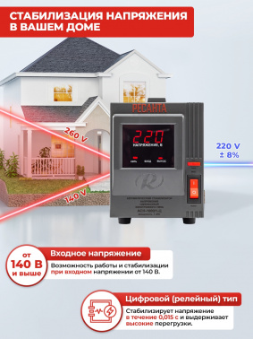 Стабилизатор напряжения Ресанта  АСН-1000/1-Ц