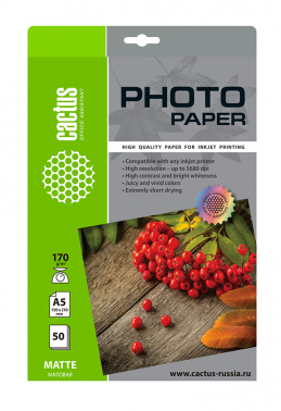 Фотобумага Cactus CS-MA517050