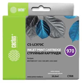 Картридж струйный Cactus CS-LC970C