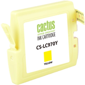 Картридж струйный Cactus CS-LC970Y