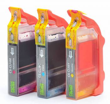 Картридж струйный Cactus CS-CLI8C/M/Y