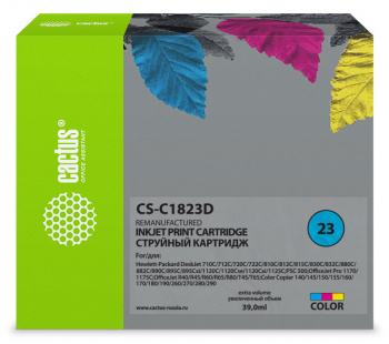 Картридж струйный Cactus CS-C1823D
