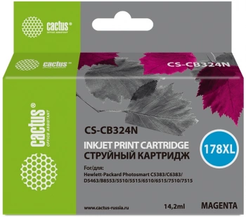 Картридж струйный Cactus CS-CB324N(CS-CB324)