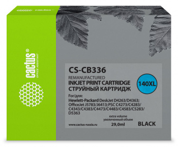 Картридж струйный Cactus CS-CB336