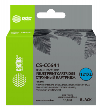 Картридж струйный Cactus CS-CC641