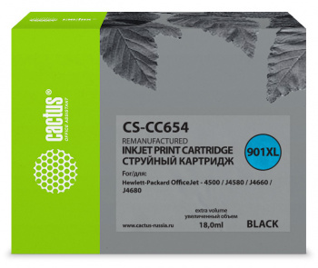 Картридж струйный Cactus CS-CC654