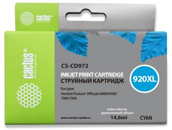 Картридж струйный Cactus CS-CD972