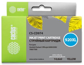 Картридж струйный Cactus CS-CD974