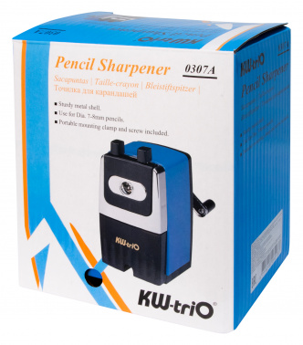 Точилка для карандашей механическая Kw-Trio  307Ablue