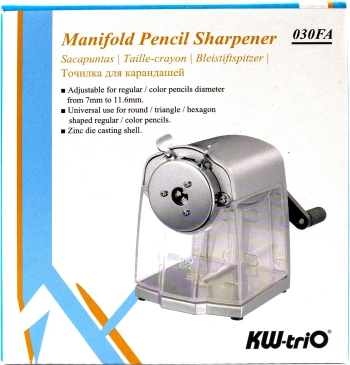Точилка для карандашей механическая Kw-Trio  30FA Мельница