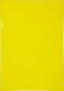 Папка-уголок Бюрократ -E310/1YEL A4 пластик 0.18мм желтый