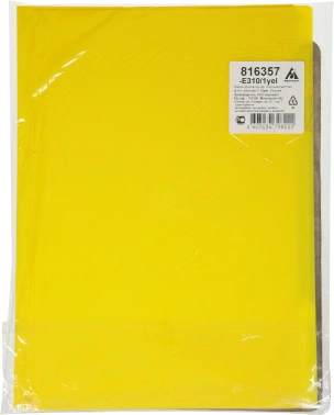 Папка-уголок Бюрократ -E310/1YEL A4 пластик 0.18мм желтый