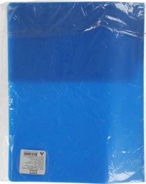 Папка-уголок Бюрократ -E570BLU 2 внутр.карман A4 пластик 0.18мм синий