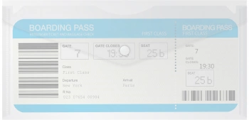 Конверт на кнопке Бюрократ -PK805ACLEAR пластик 0.18мм прозрачный TRAVEL формат