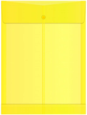 Конверт на кнопке Бюрократ -PK870 A4 вертик. расшир. пластик 0.18мм ассорти