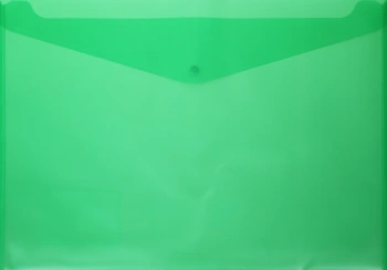 Конверт на кнопке Бюрократ -PKA3 A3 пластик 0.18мм ассорти карман для визитки