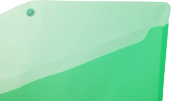 Конверт на кнопке Бюрократ -PKA3 A3 пластик 0.18мм ассорти карман для визитки