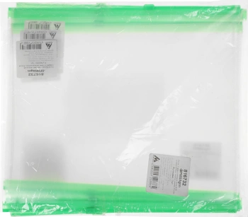 Папка на молнии ZIP Бюрократ -BPM5AGRN A5 полипропилен 0.15мм карм.для визит. цвет молнии зеленый