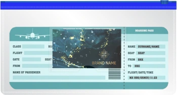 Папка на молнии Бюрократ -BPM6ABLUE A6 150x265мм полипропилен 0.15мм карм.для визит. цвет молнии синий